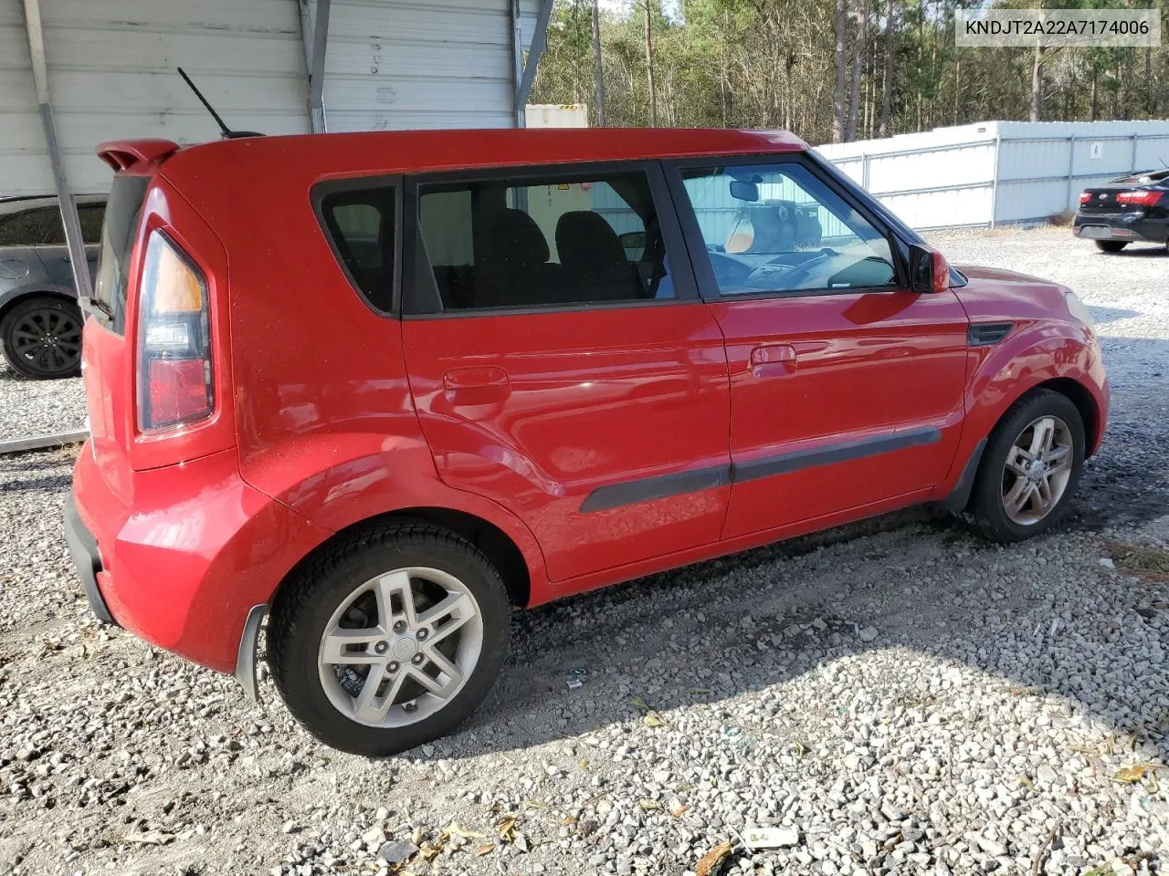 2010 Kia Soul + VIN: KNDJT2A22A7174006 Lot: 74273064