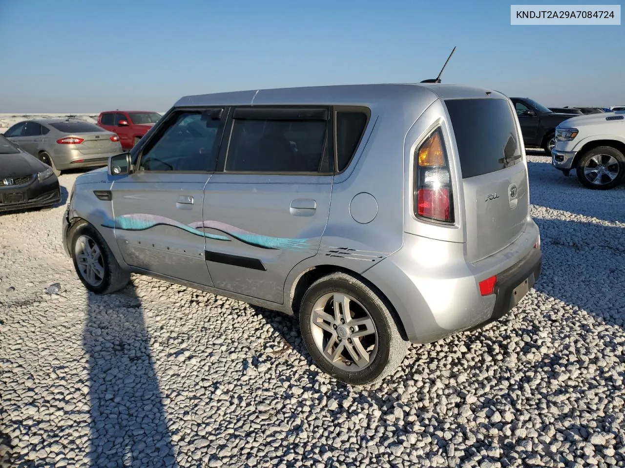 2010 Kia Soul + VIN: KNDJT2A29A7084724 Lot: 74338104