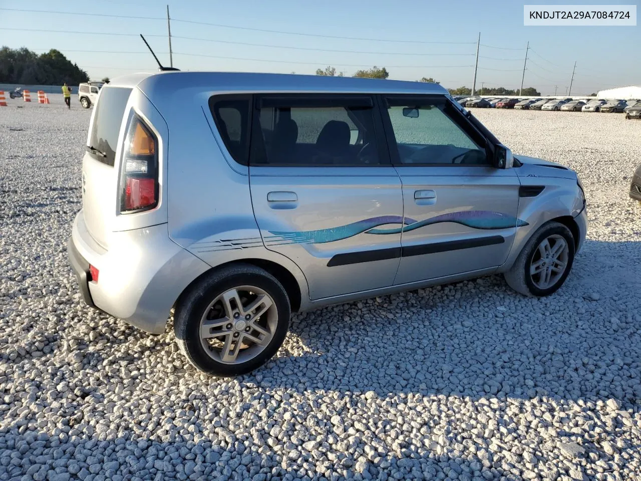 2010 Kia Soul + VIN: KNDJT2A29A7084724 Lot: 74338104