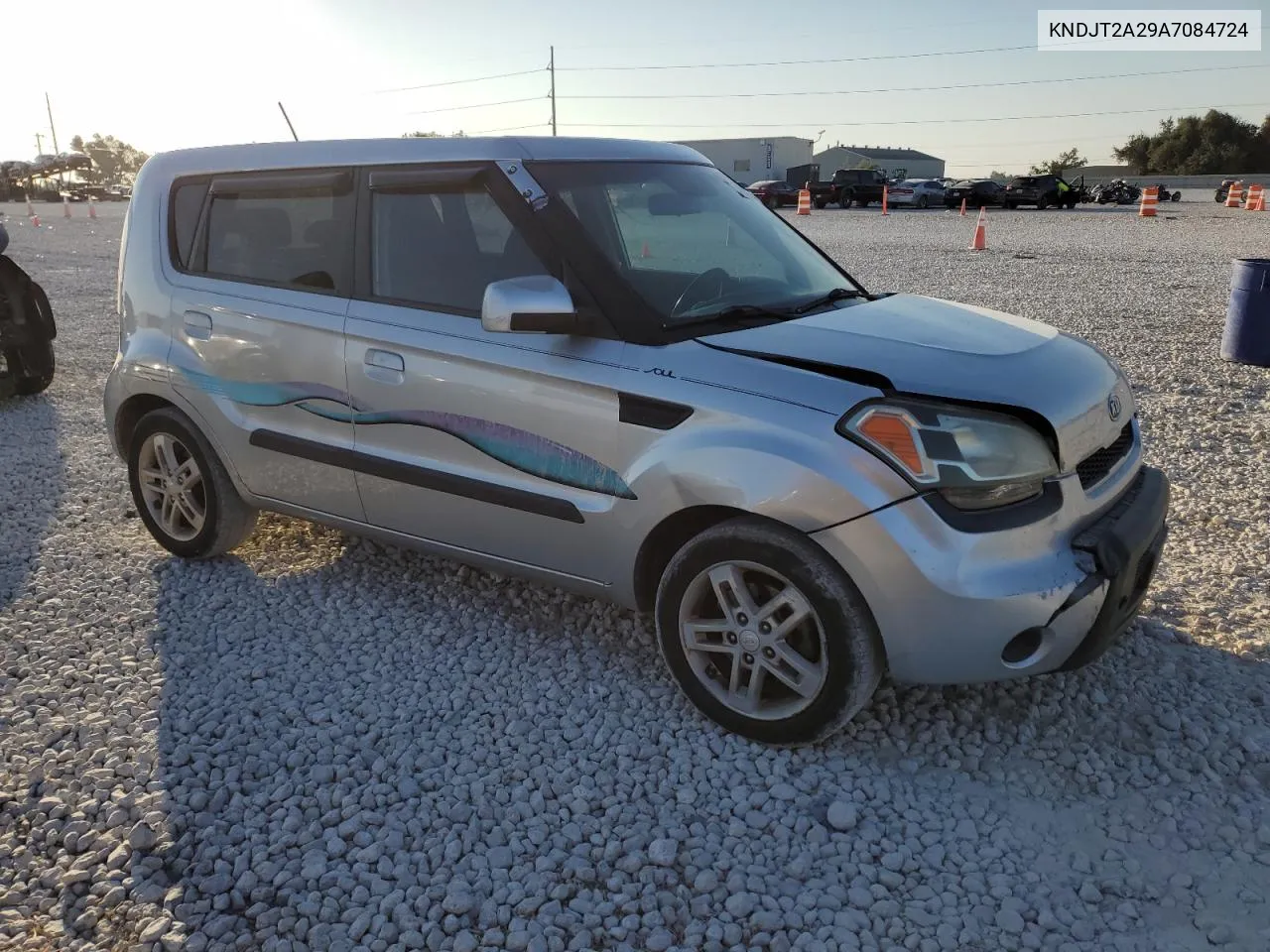 2010 Kia Soul + VIN: KNDJT2A29A7084724 Lot: 74338104