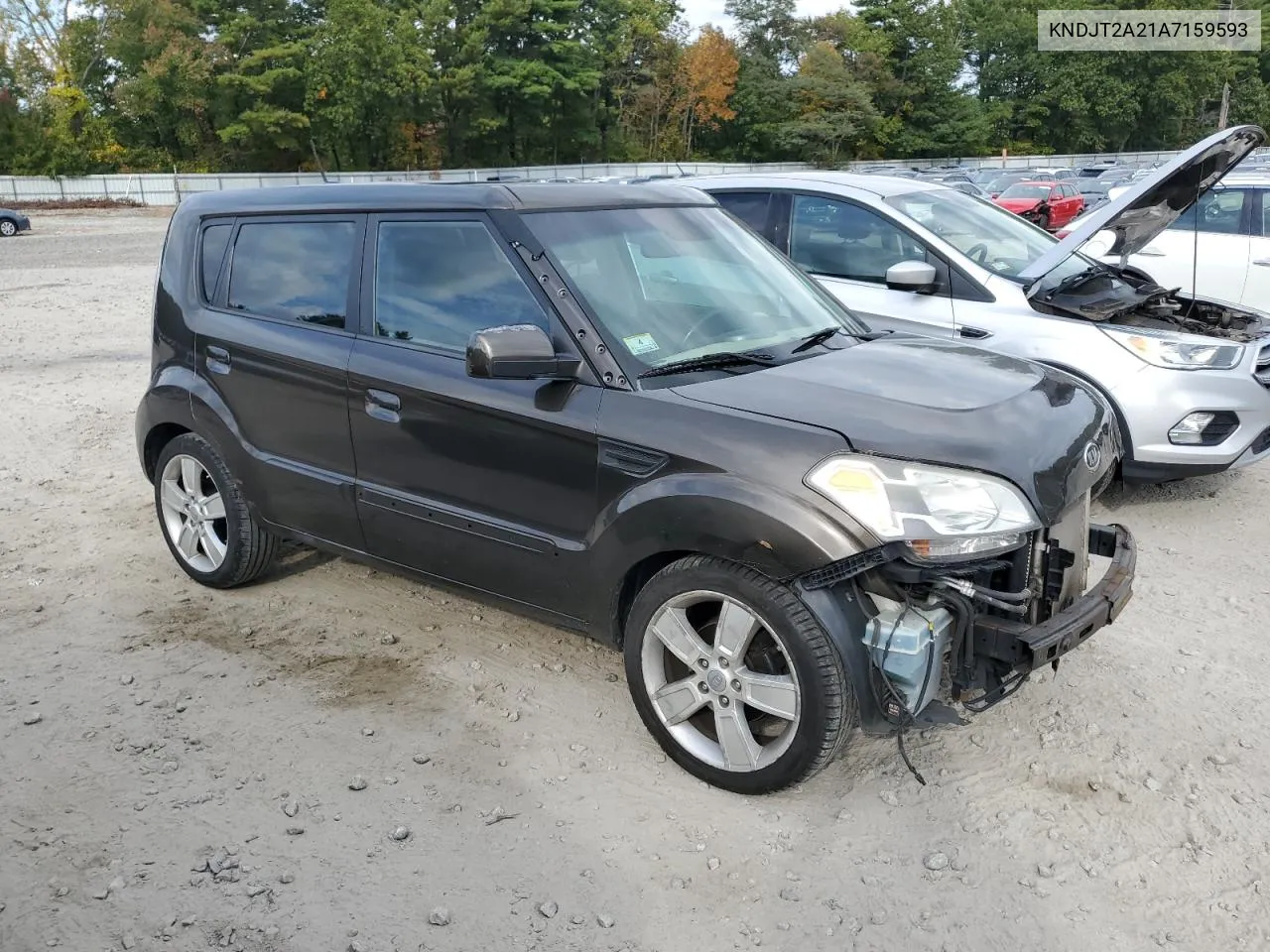 2010 Kia Soul + VIN: KNDJT2A21A7159593 Lot: 74556814