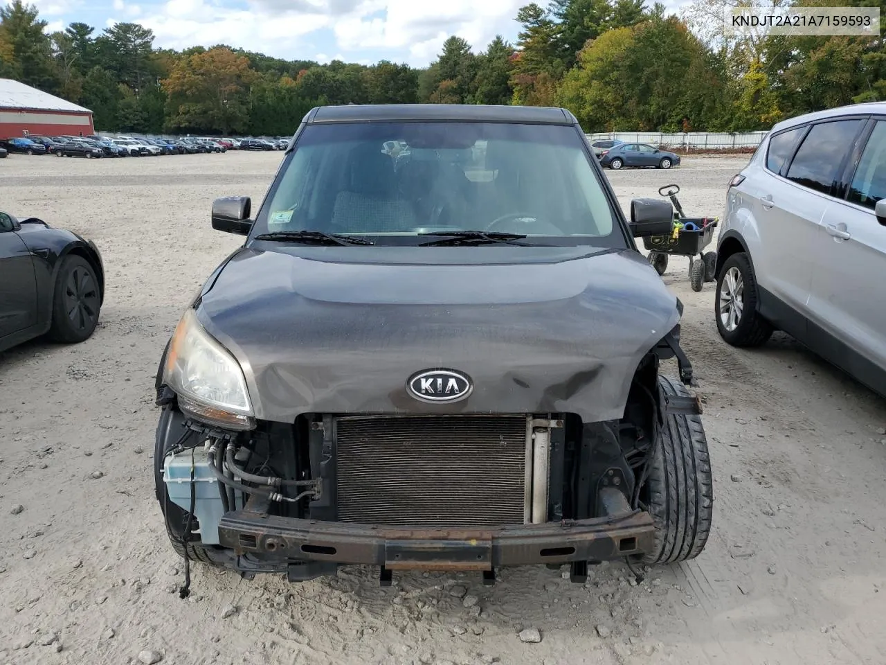 2010 Kia Soul + VIN: KNDJT2A21A7159593 Lot: 74556814