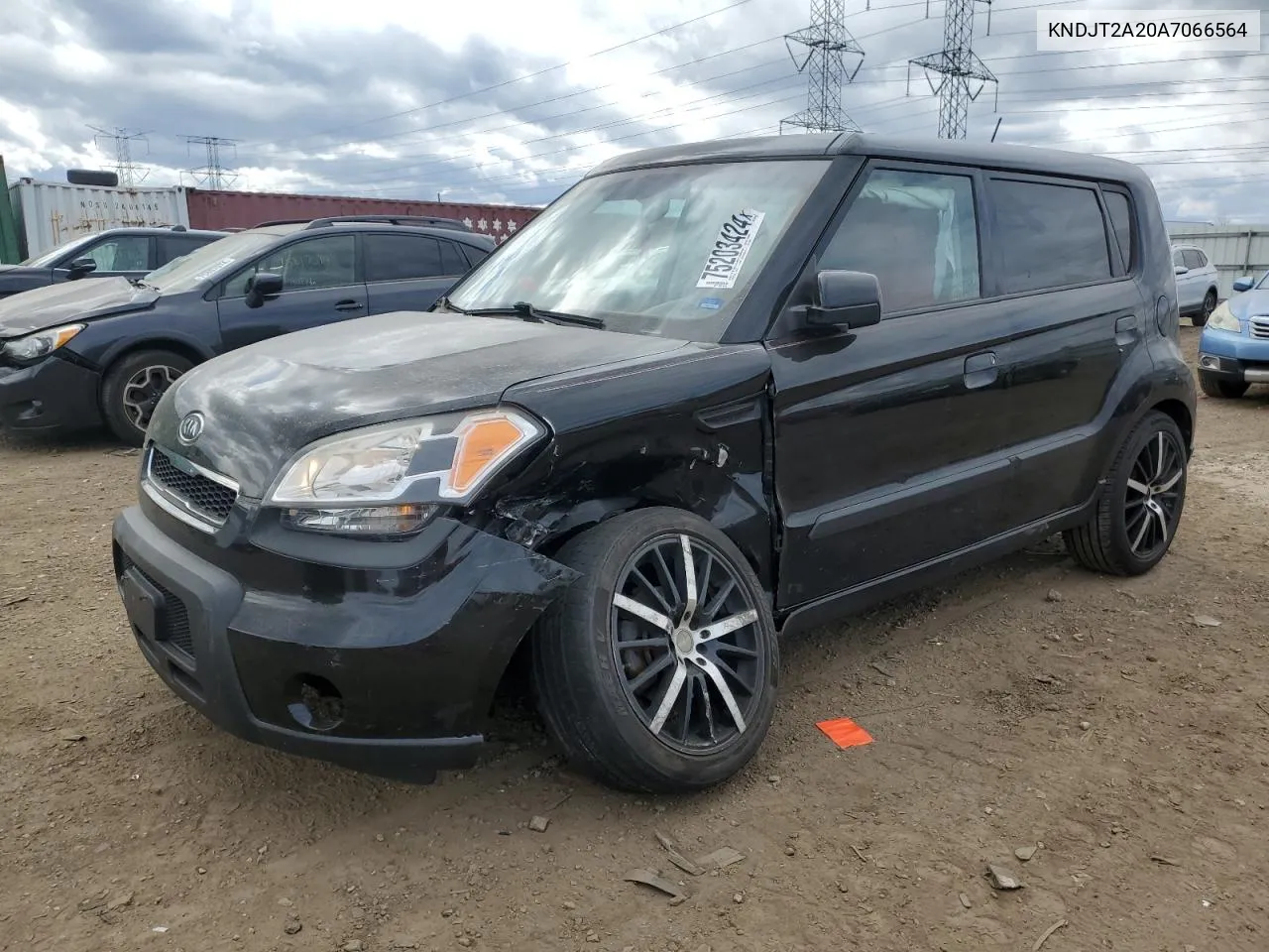 2010 Kia Soul + VIN: KNDJT2A20A7066564 Lot: 75203424