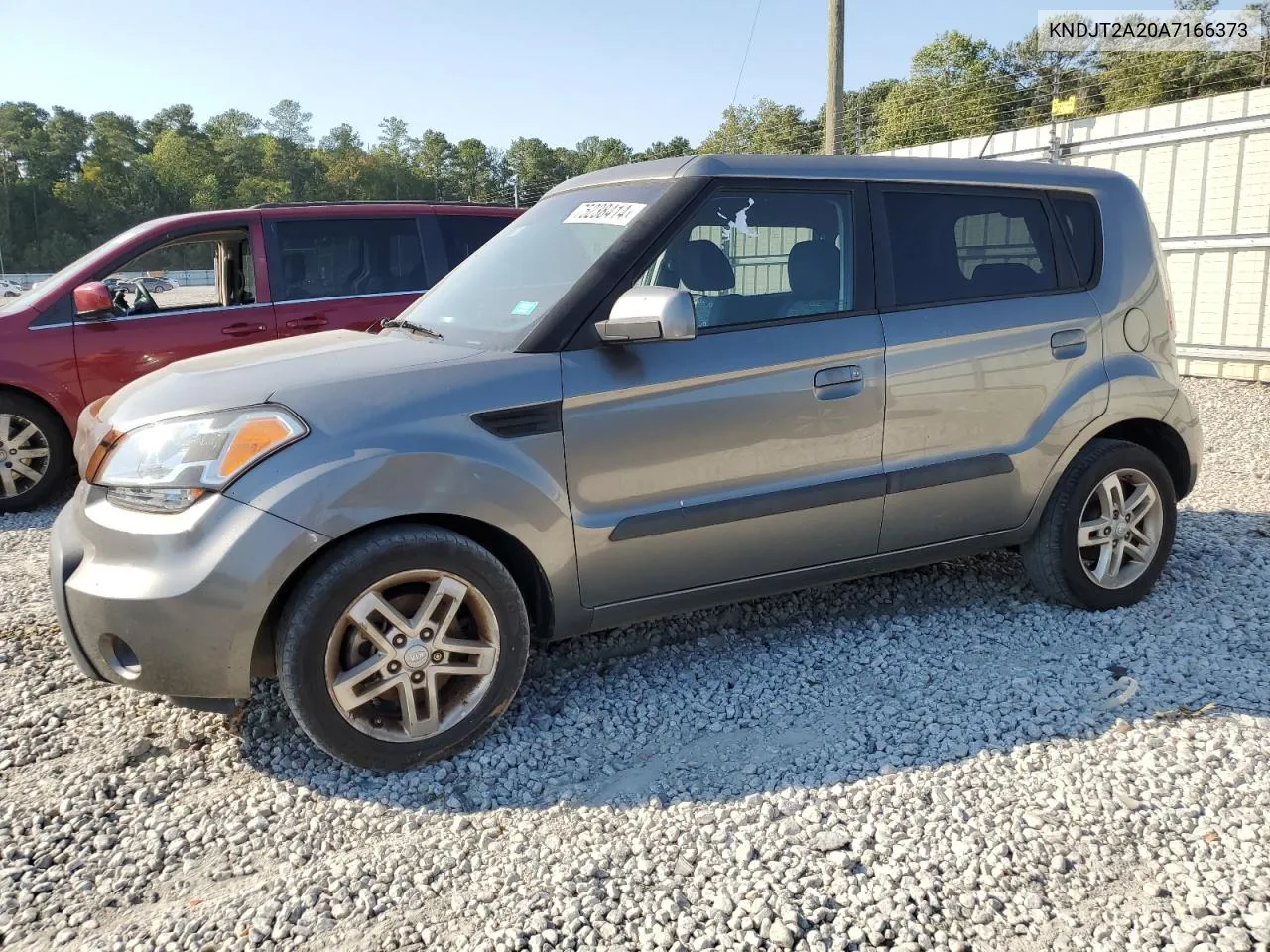 2010 Kia Soul + VIN: KNDJT2A20A7166373 Lot: 75238414