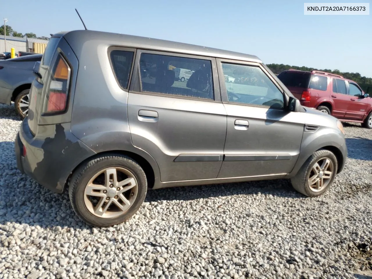 2010 Kia Soul + VIN: KNDJT2A20A7166373 Lot: 75238414