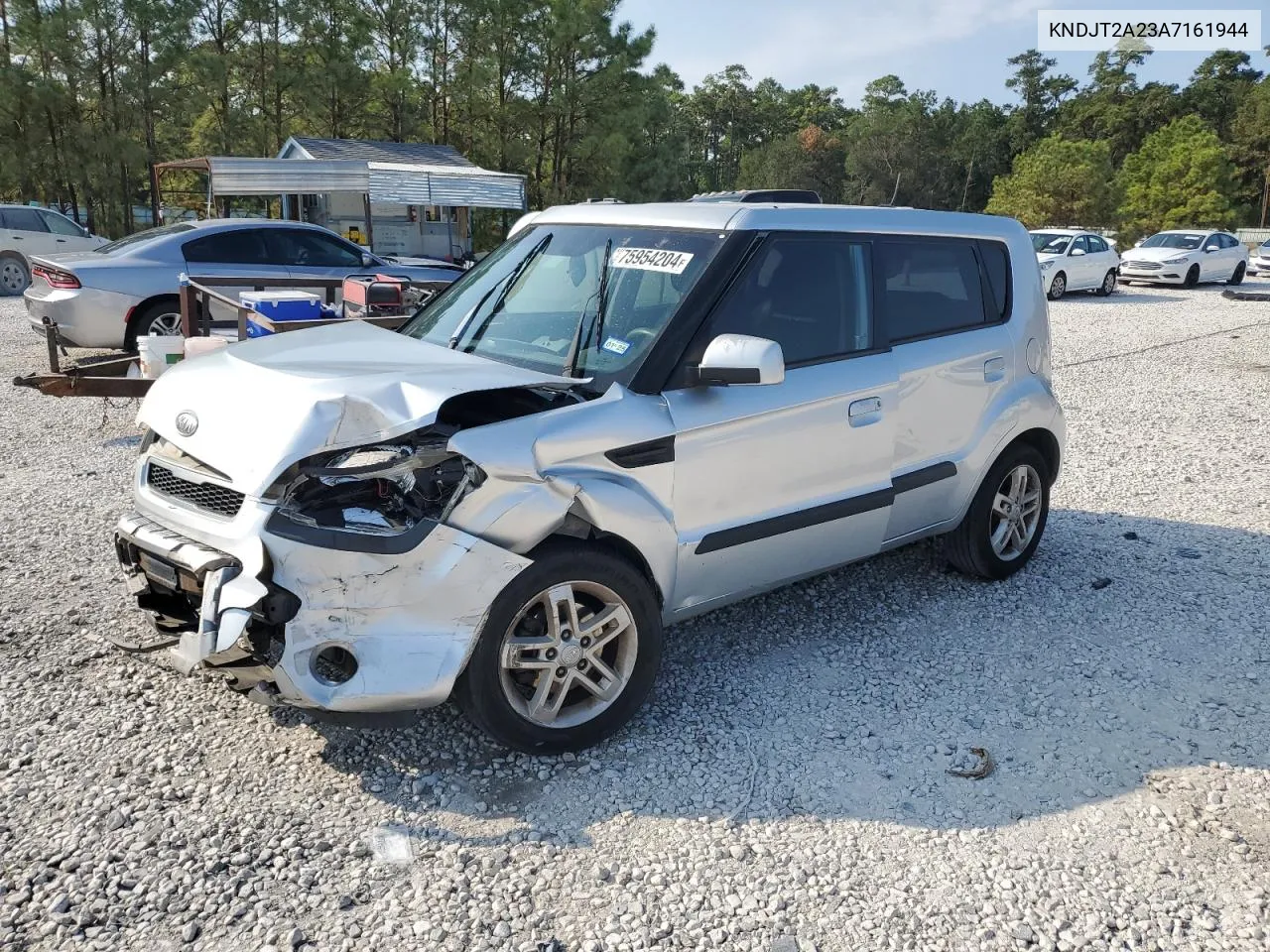 2010 Kia Soul + VIN: KNDJT2A23A7161944 Lot: 75954204