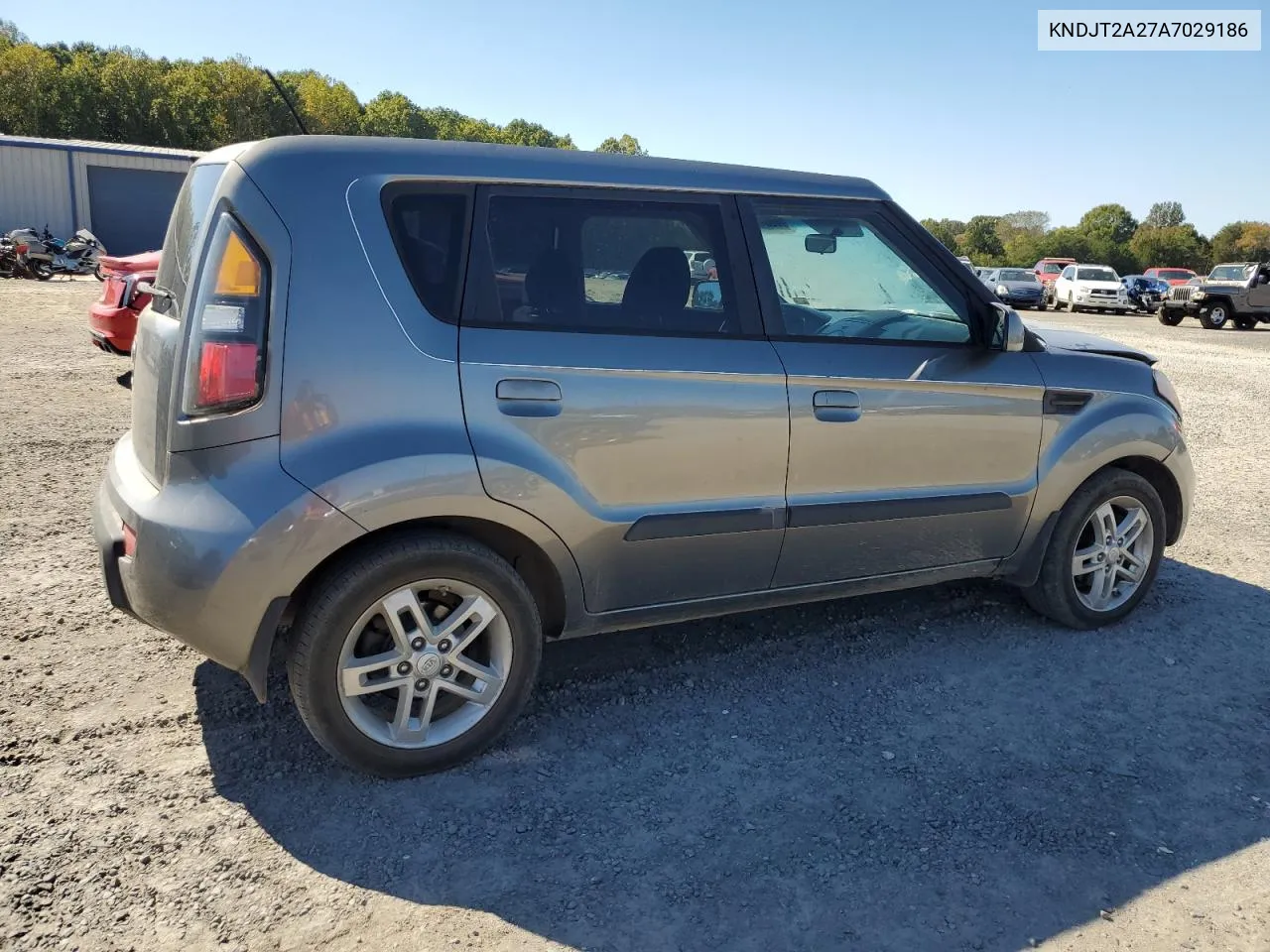 2010 Kia Soul + VIN: KNDJT2A27A7029186 Lot: 76514804