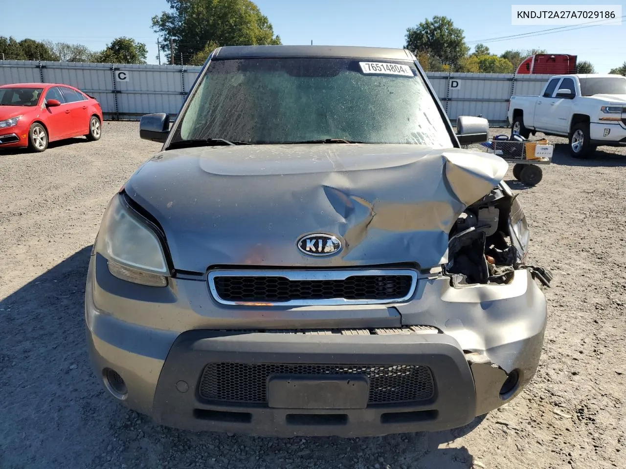 2010 Kia Soul + VIN: KNDJT2A27A7029186 Lot: 76514804