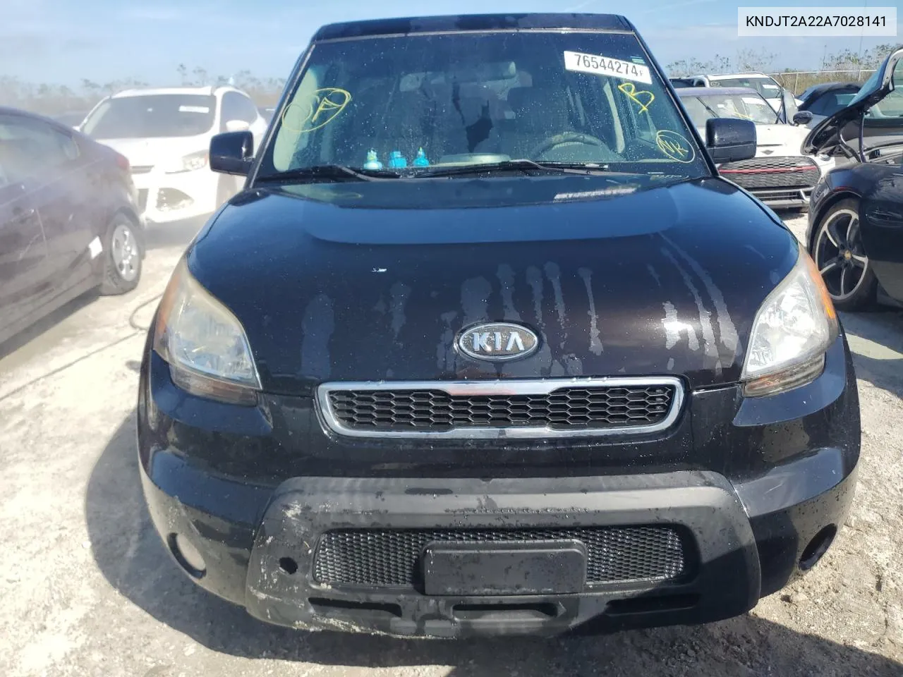 2010 Kia Soul + VIN: KNDJT2A22A7028141 Lot: 76544274