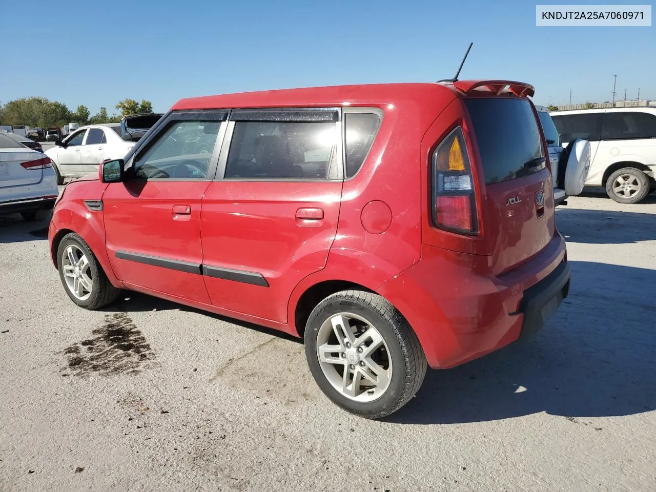 2010 Kia Soul + VIN: KNDJT2A25A7060971 Lot: 76556544