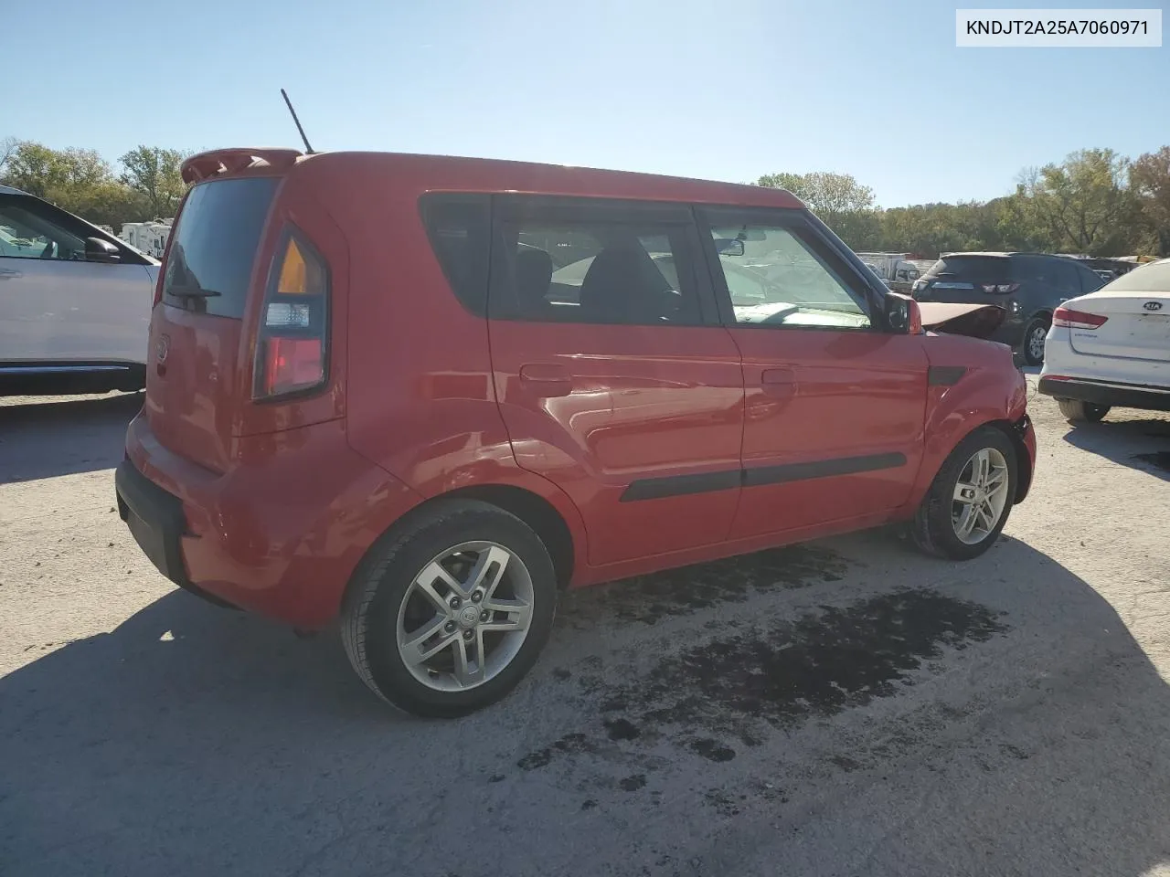 2010 Kia Soul + VIN: KNDJT2A25A7060971 Lot: 76556544