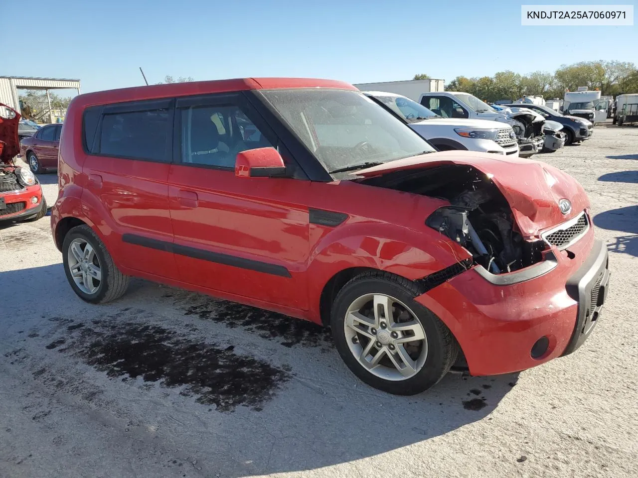 2010 Kia Soul + VIN: KNDJT2A25A7060971 Lot: 76556544