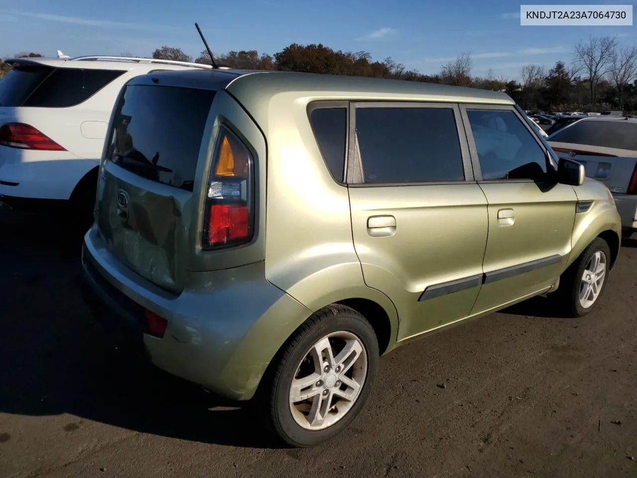 2010 Kia Soul + VIN: KNDJT2A23A7064730 Lot: 77398794