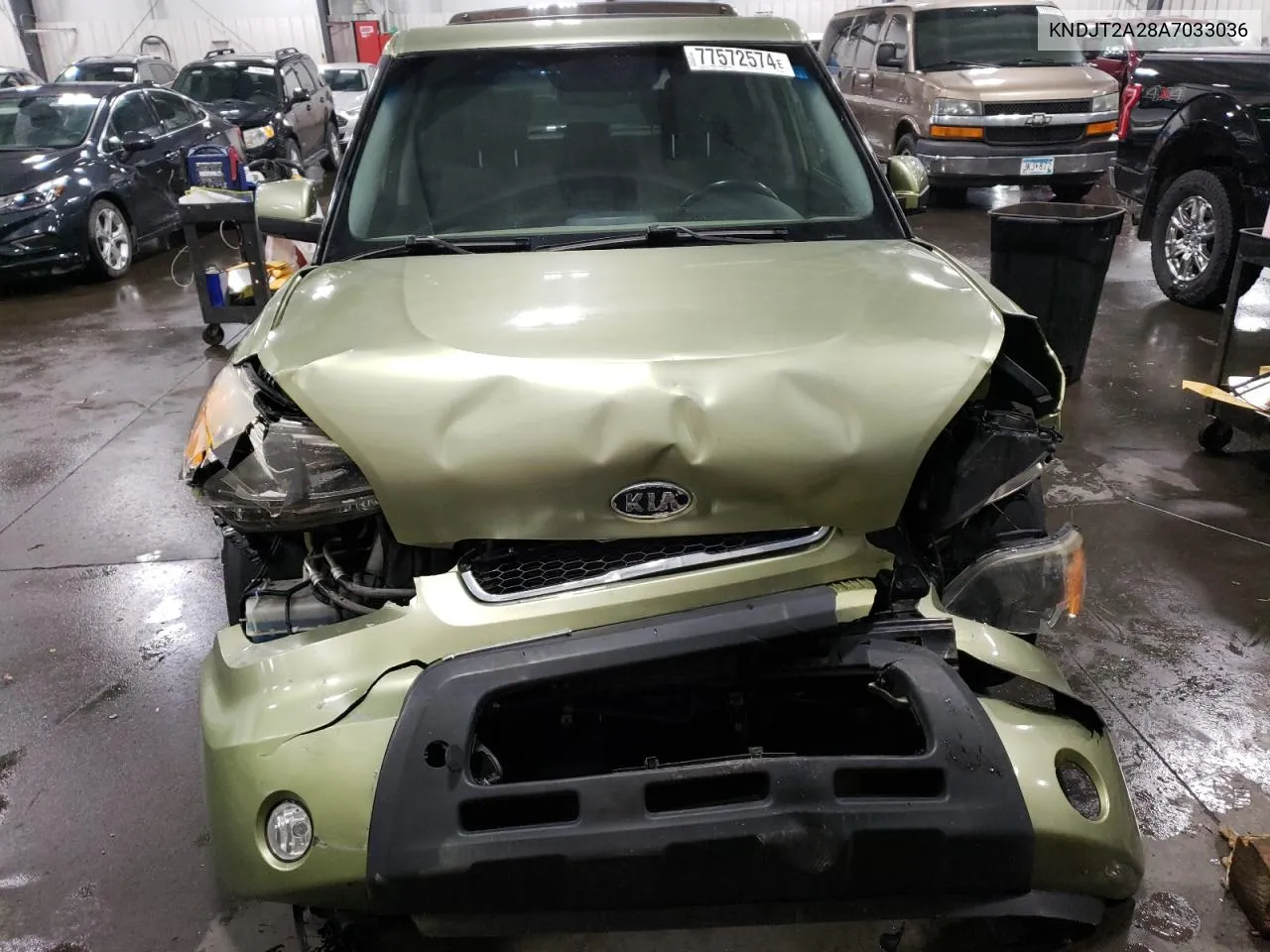 2010 Kia Soul + VIN: KNDJT2A28A7033036 Lot: 77572574