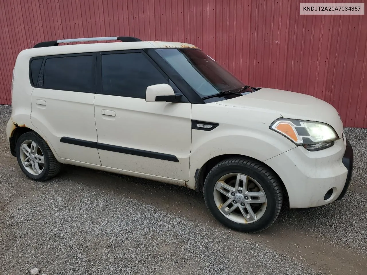 2010 Kia Soul + VIN: KNDJT2A20A7034357 Lot: 78412794