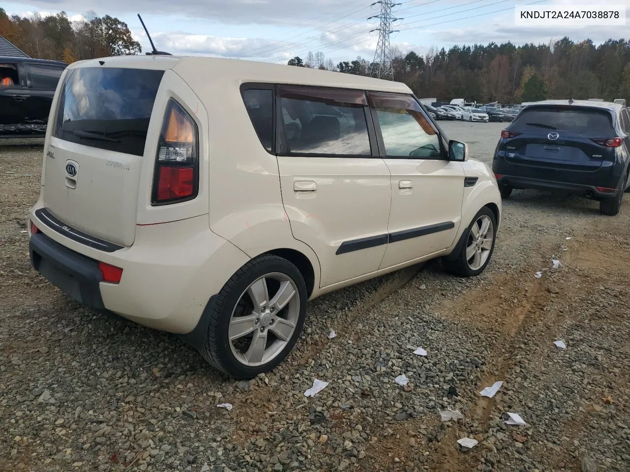 2010 Kia Soul + VIN: KNDJT2A24A7038878 Lot: 79207674