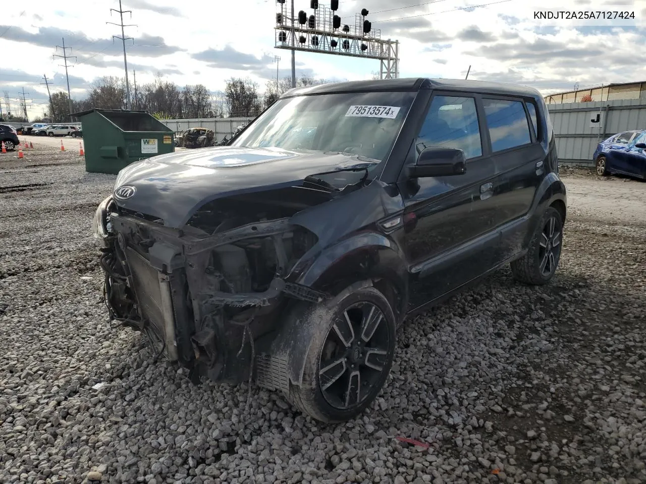 2010 Kia Soul + VIN: KNDJT2A25A7127424 Lot: 79513574