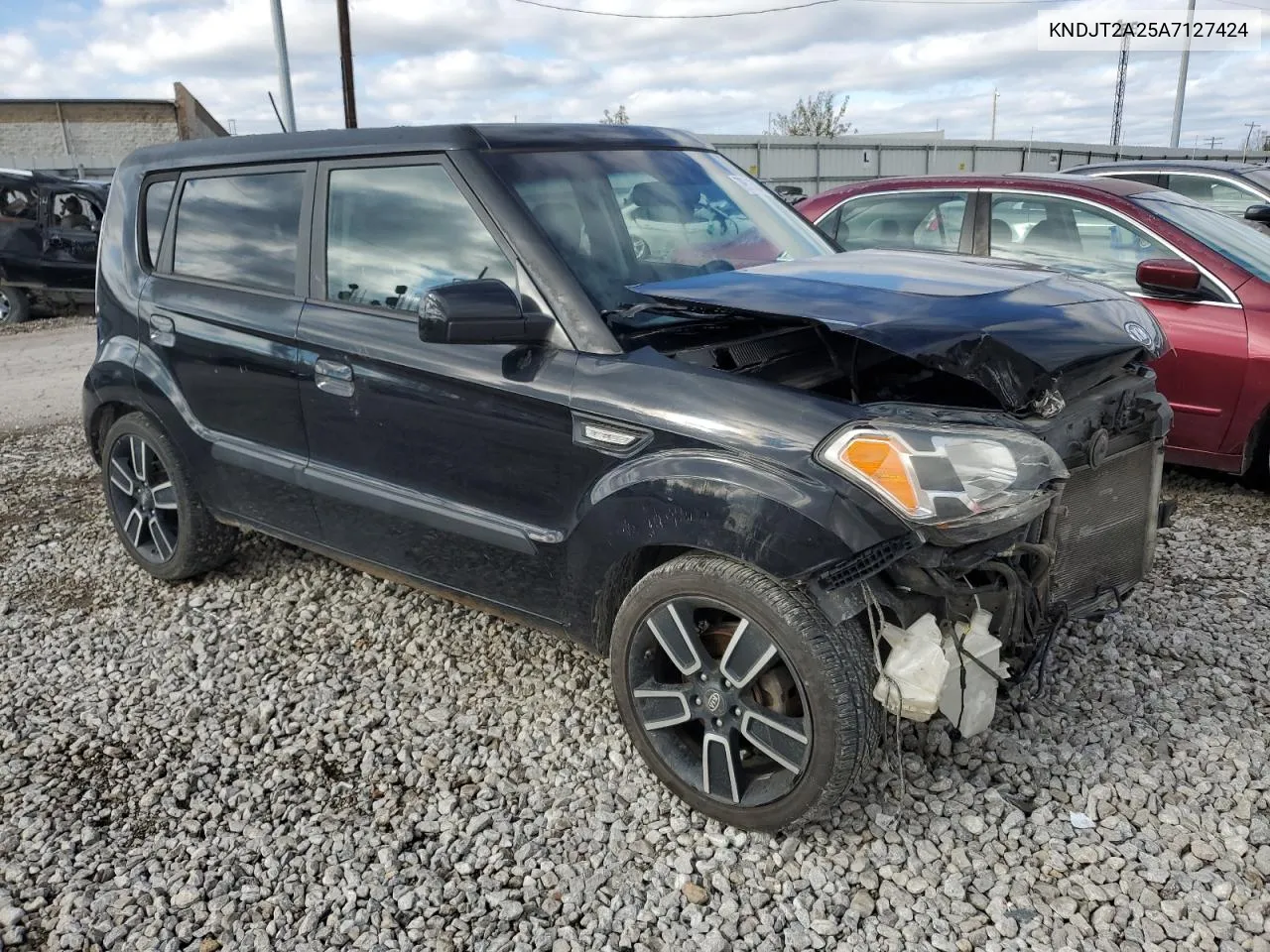 2010 Kia Soul + VIN: KNDJT2A25A7127424 Lot: 79513574