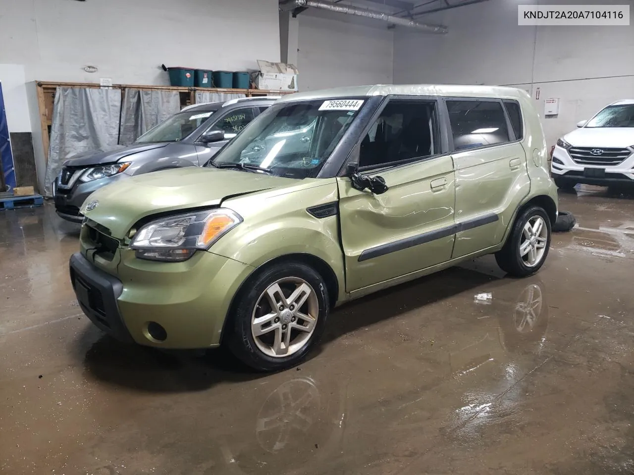 2010 Kia Soul + VIN: KNDJT2A20A7104116 Lot: 79560444