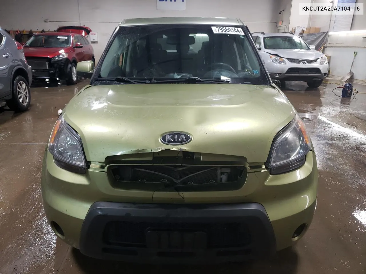 2010 Kia Soul + VIN: KNDJT2A20A7104116 Lot: 79560444