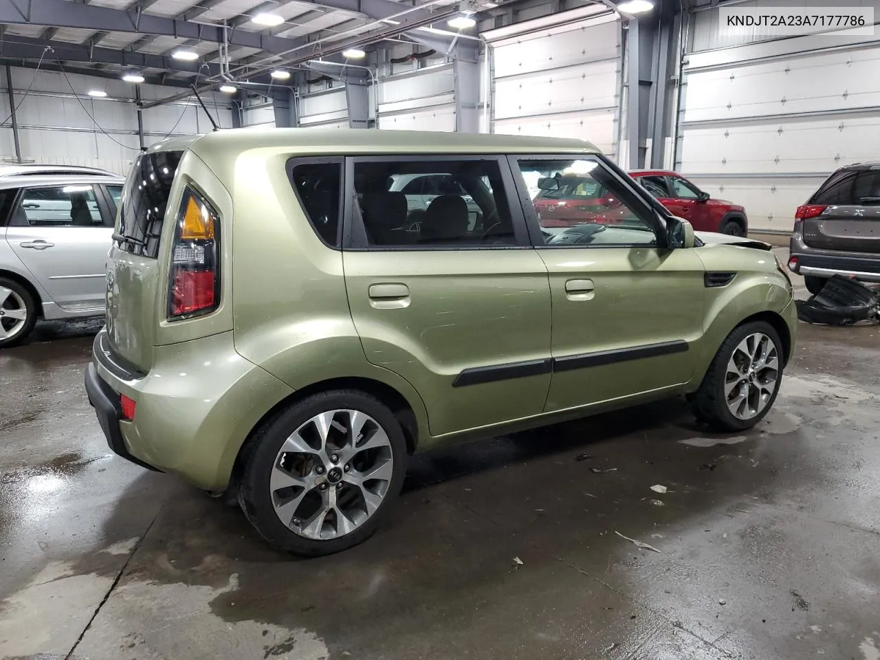 2010 Kia Soul + VIN: KNDJT2A23A7177786 Lot: 80242214