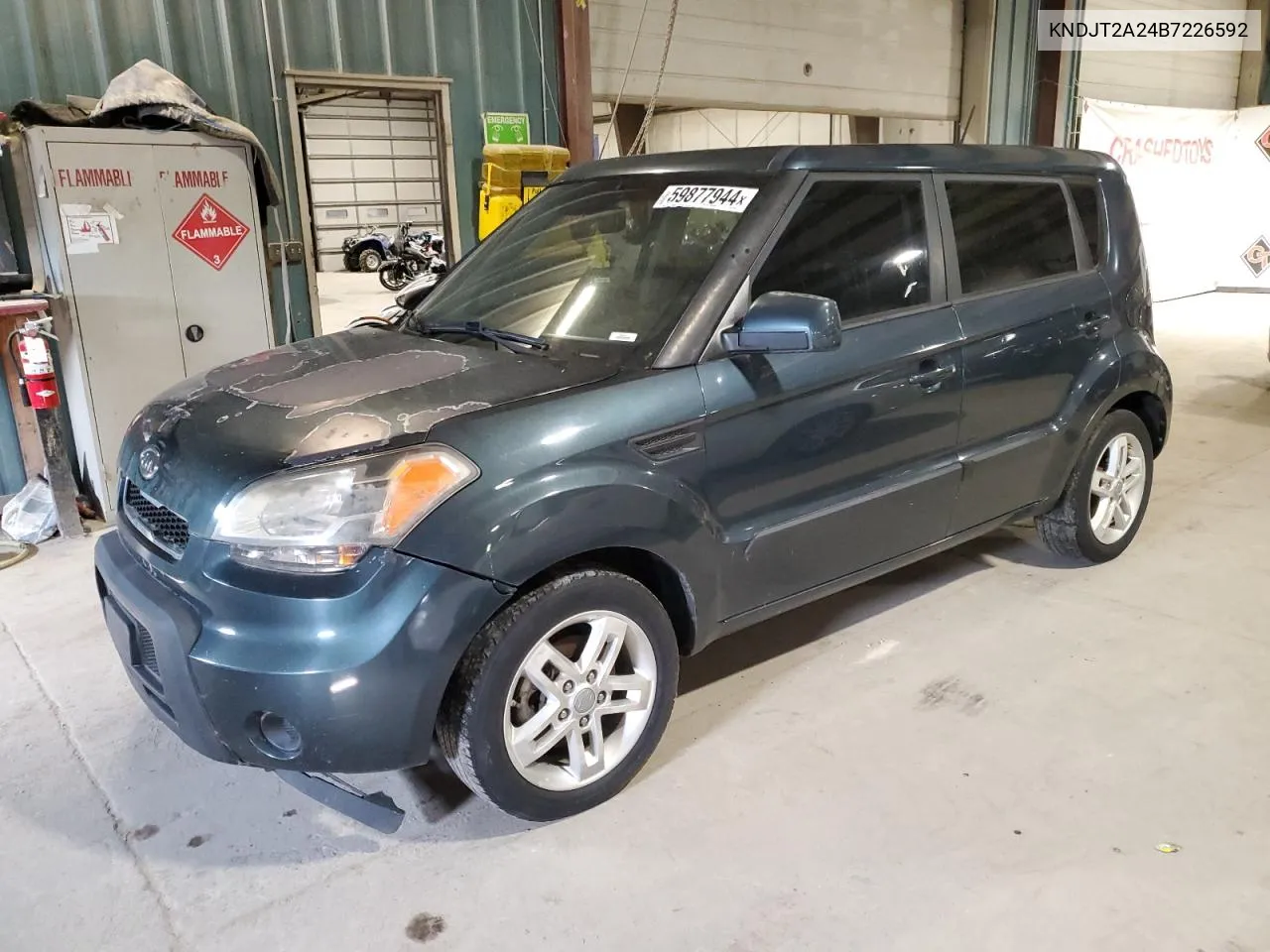 2011 Kia Soul + VIN: KNDJT2A24B7226592 Lot: 59877944