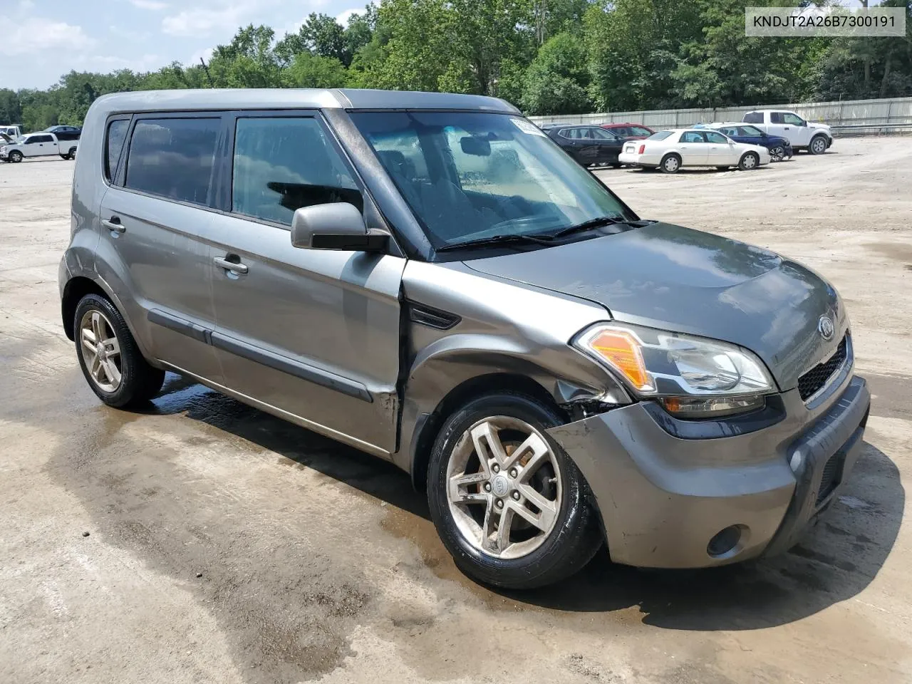 2011 Kia Soul + VIN: KNDJT2A26B7300191 Lot: 60252883