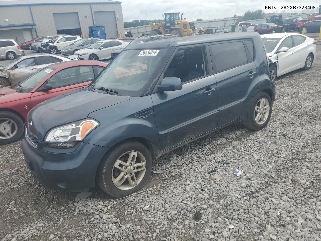 2011 Kia Soul + VIN: KNDJT2A2XB7323408 Lot: 60630314