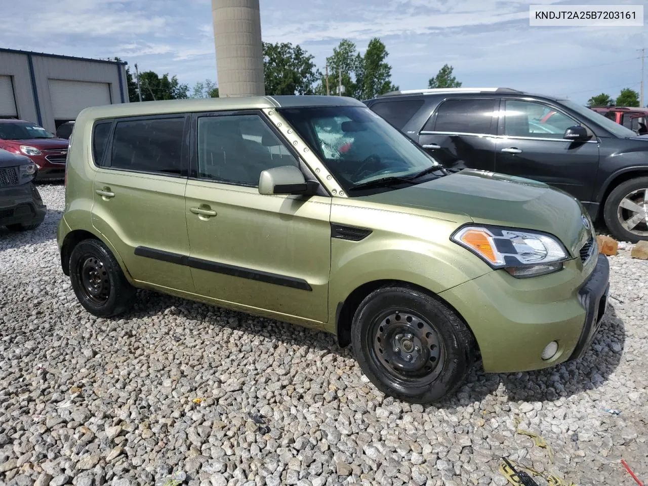 2011 Kia Soul + VIN: KNDJT2A25B7203161 Lot: 60760594