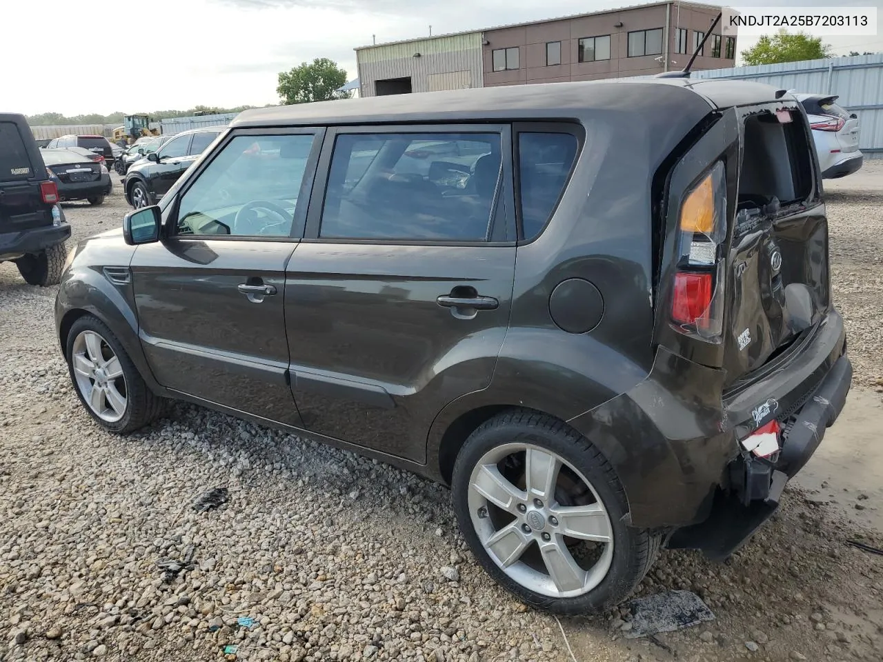 2011 Kia Soul + VIN: KNDJT2A25B7203113 Lot: 63070084