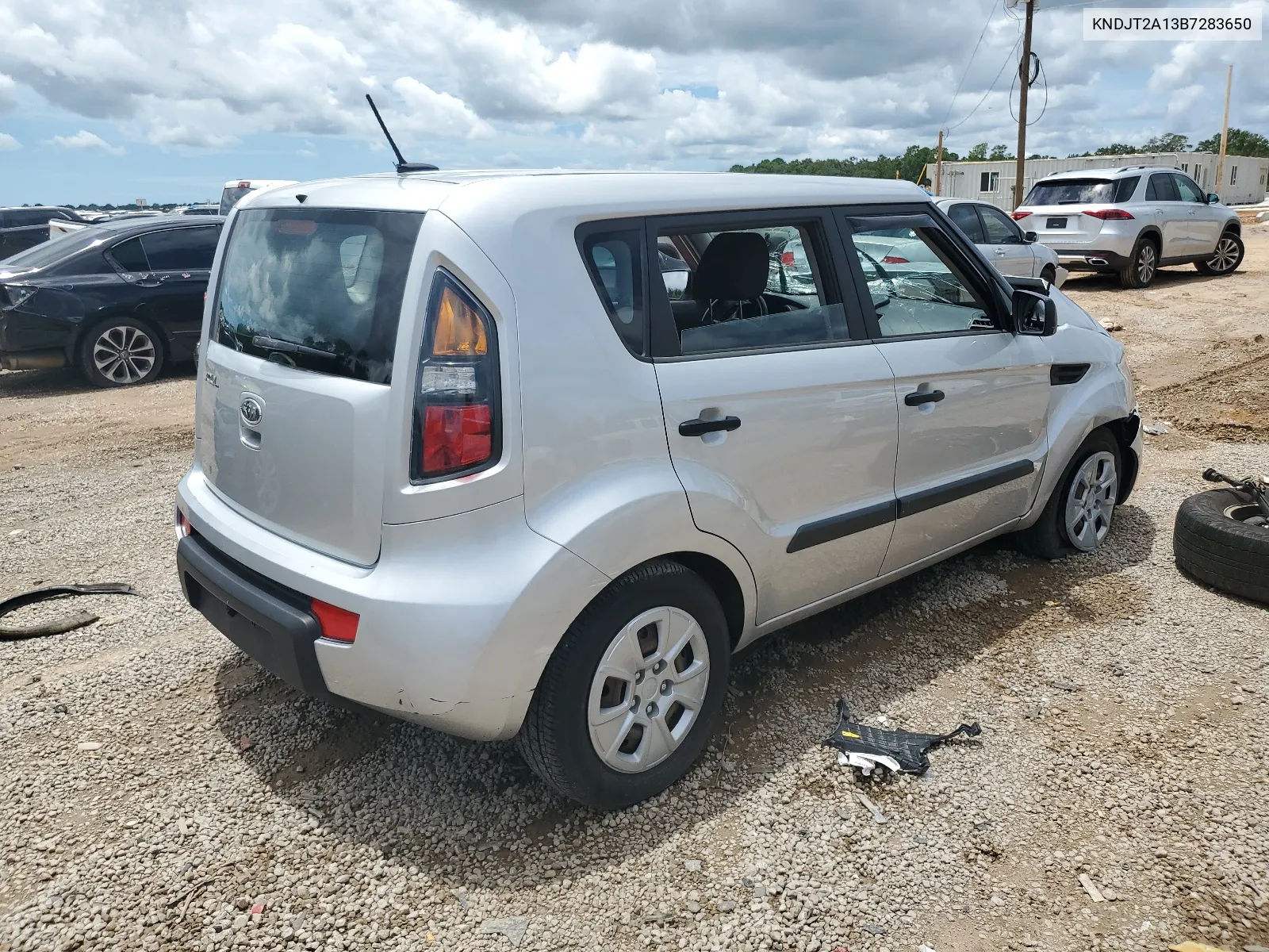 2011 Kia Soul VIN: KNDJT2A13B7283650 Lot: 63693134