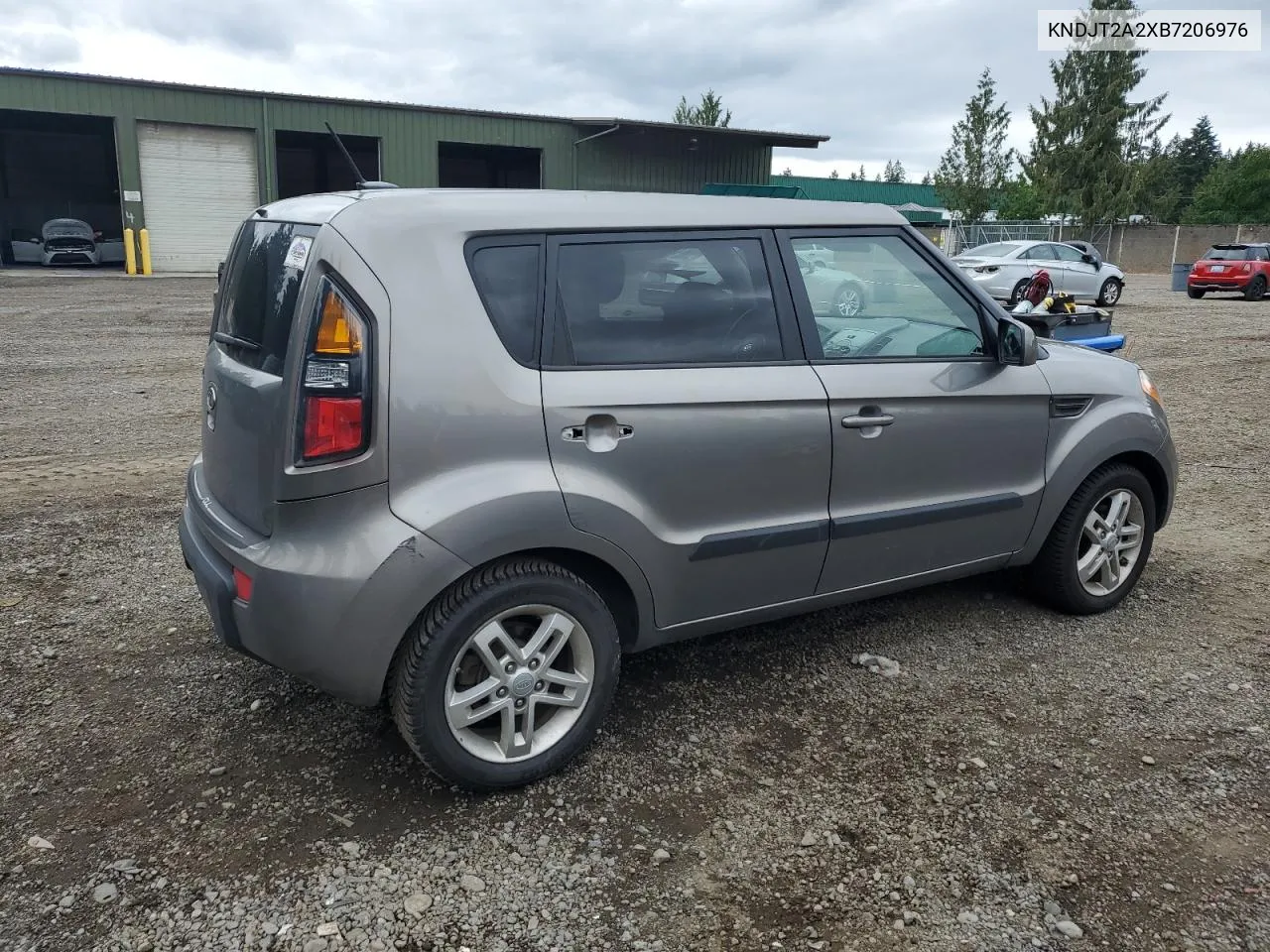 2011 Kia Soul + VIN: KNDJT2A2XB7206976 Lot: 64009734