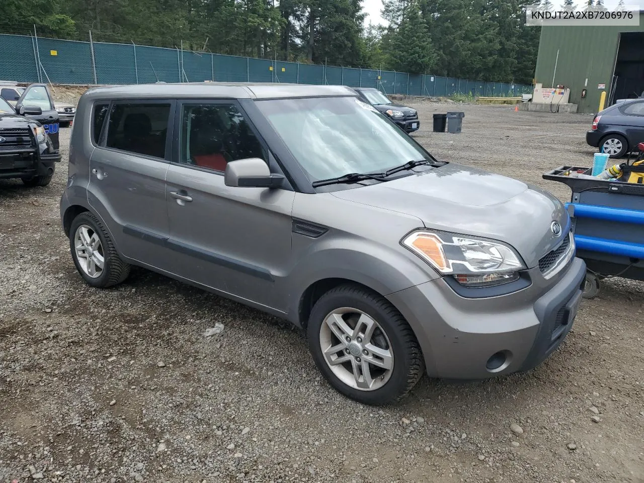 2011 Kia Soul + VIN: KNDJT2A2XB7206976 Lot: 64009734