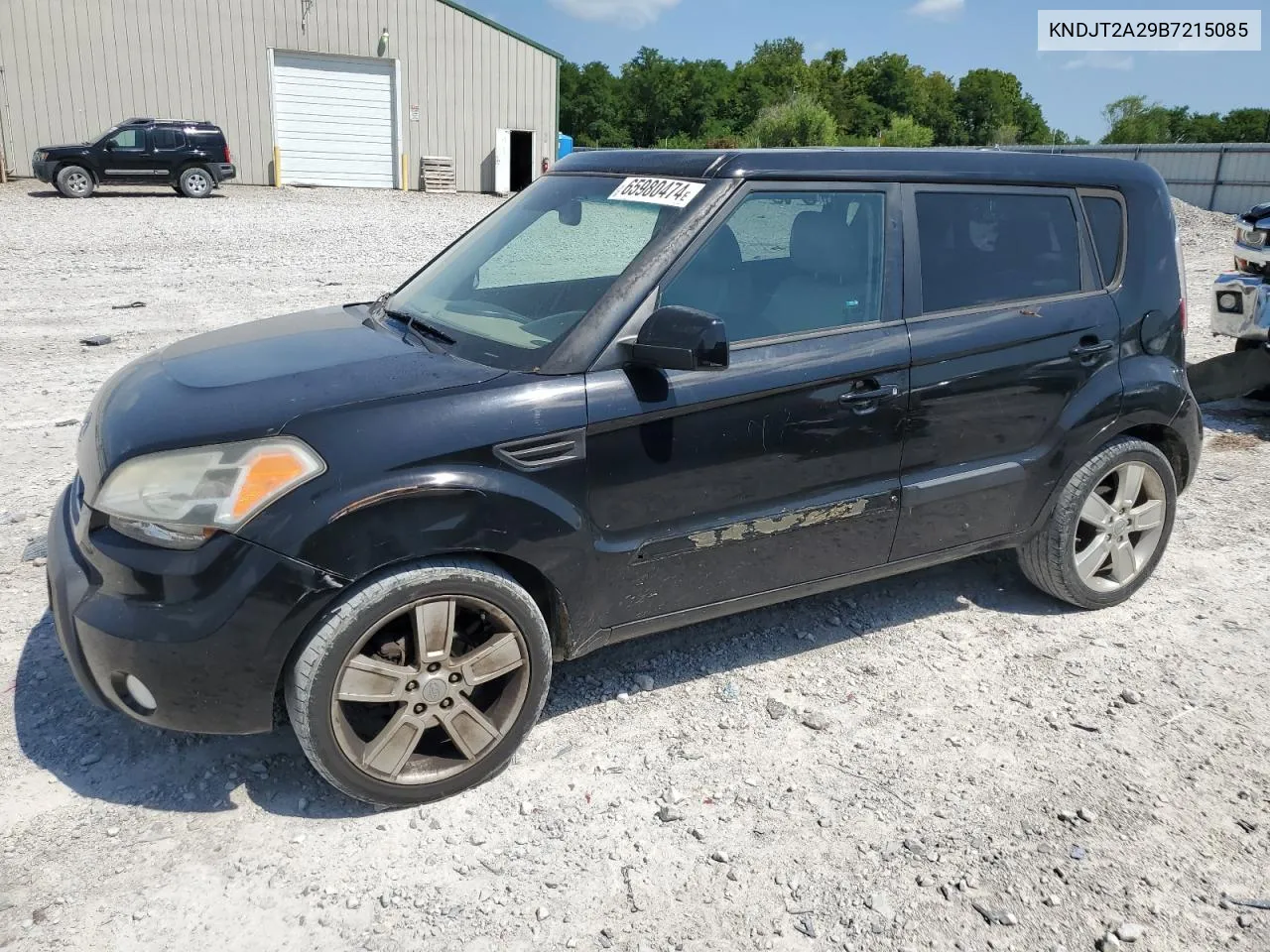 2011 Kia Soul + VIN: KNDJT2A29B7215085 Lot: 65980474