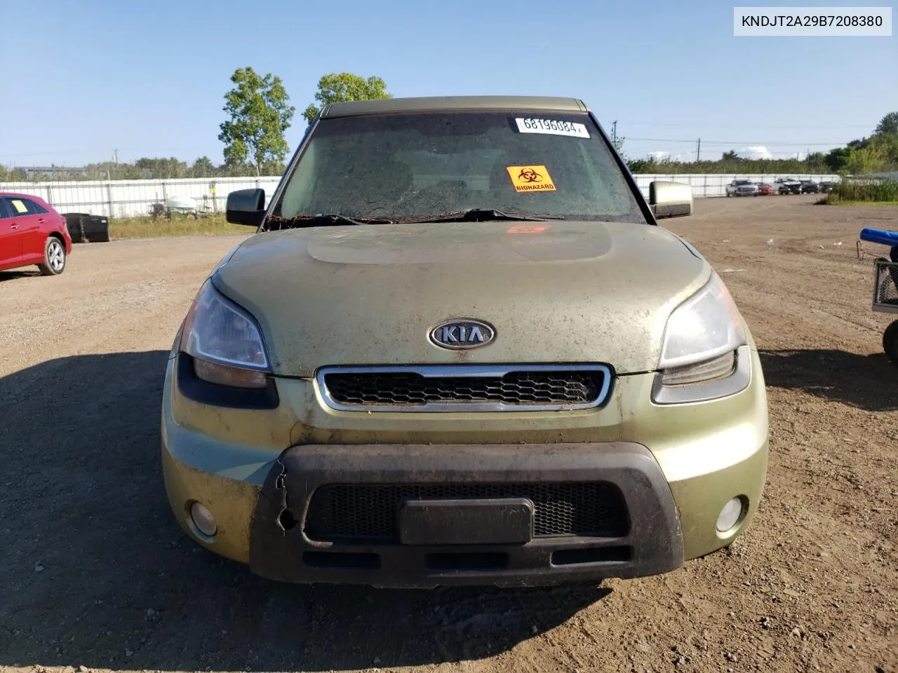 2011 Kia Soul + VIN: KNDJT2A29B7208380 Lot: 68196084