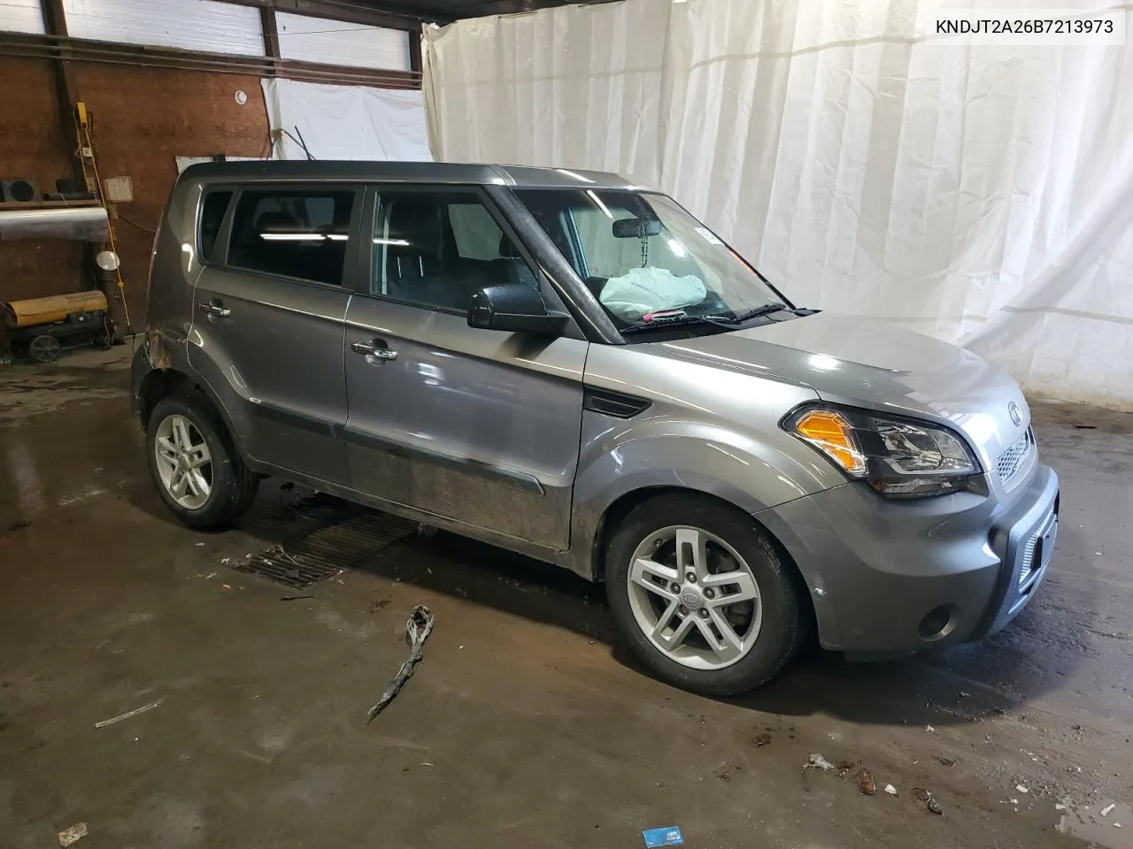 2011 Kia Soul + VIN: KNDJT2A26B7213973 Lot: 68903494