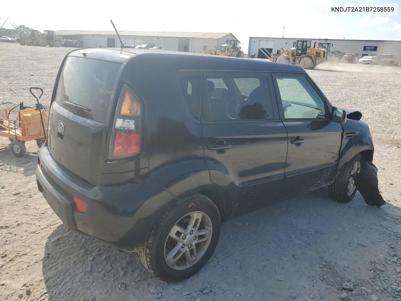 2011 Kia Soul + VIN: KNDJT2A21B7258559 Lot: 69014404