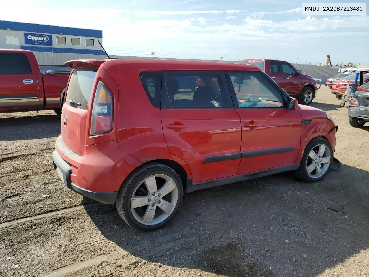 2011 Kia Soul + VIN: KNDJT2A20B7223480 Lot: 69281664