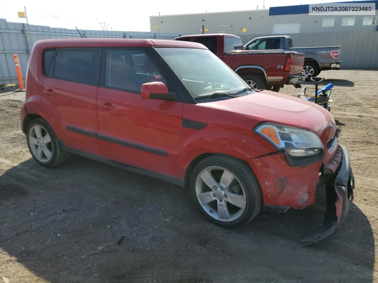 2011 Kia Soul + VIN: KNDJT2A20B7223480 Lot: 69281664