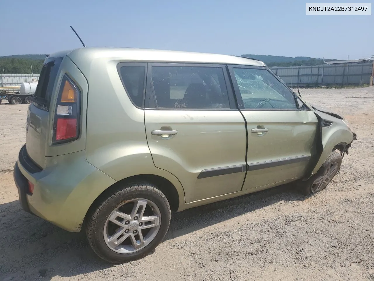 2011 Kia Soul + VIN: KNDJT2A22B7312497 Lot: 69306904