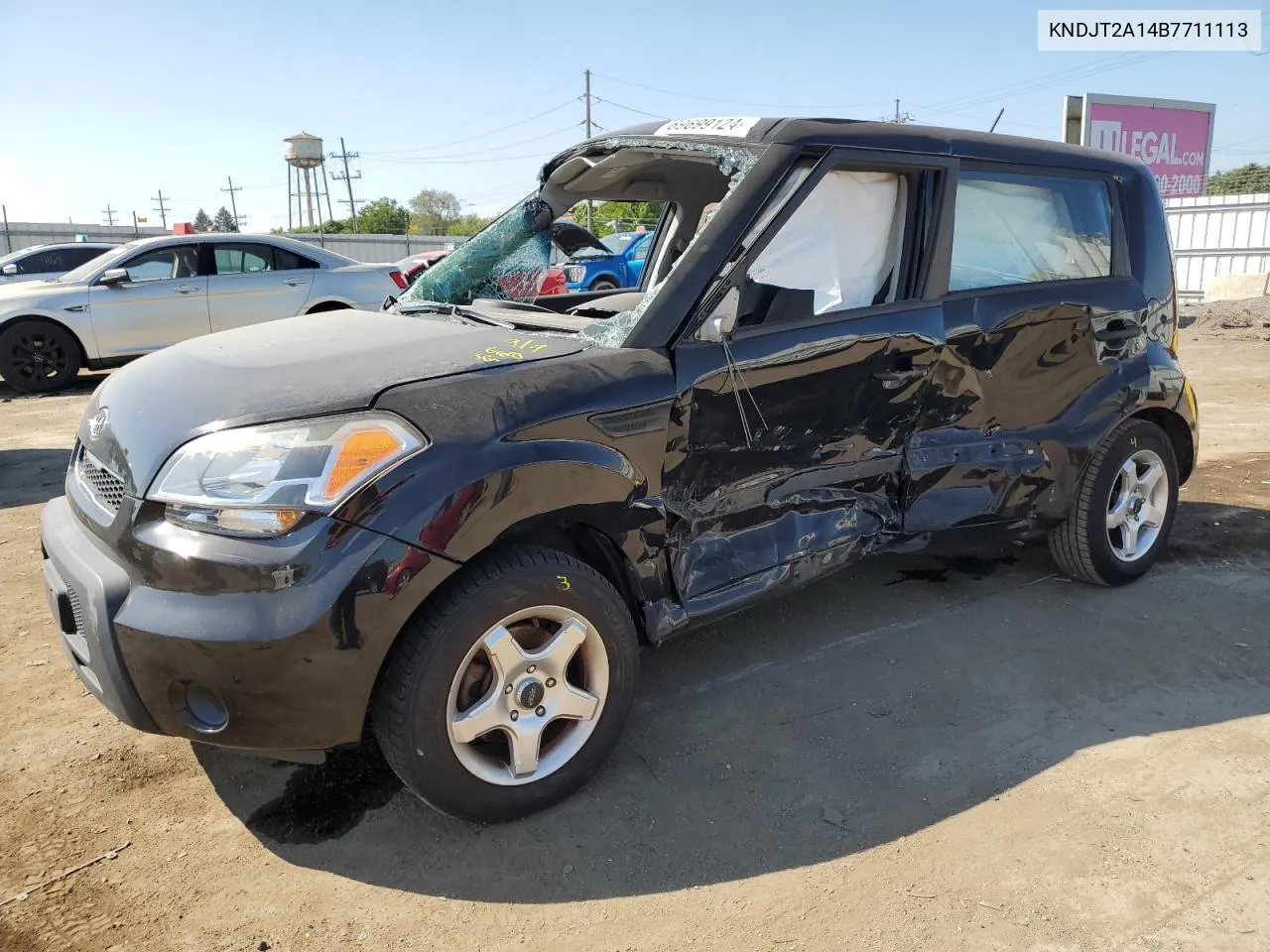 2011 Kia Soul VIN: KNDJT2A14B7711113 Lot: 69699124