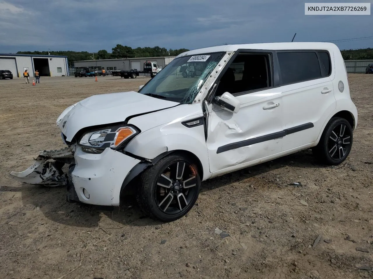 2011 Kia Soul + VIN: KNDJT2A2XB7726269 Lot: 69880394