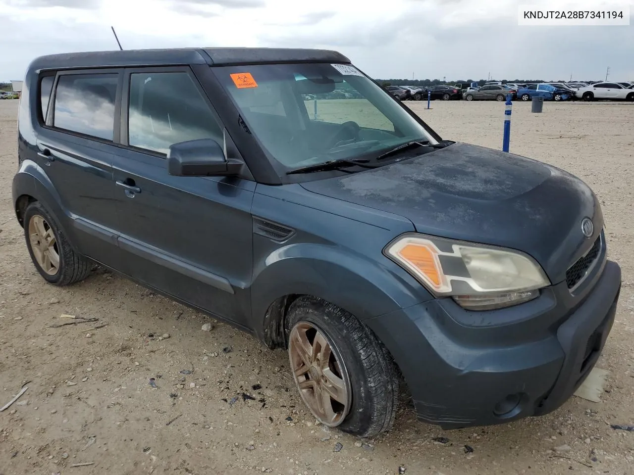 2011 Kia Soul + VIN: KNDJT2A28B7341194 Lot: 70321404