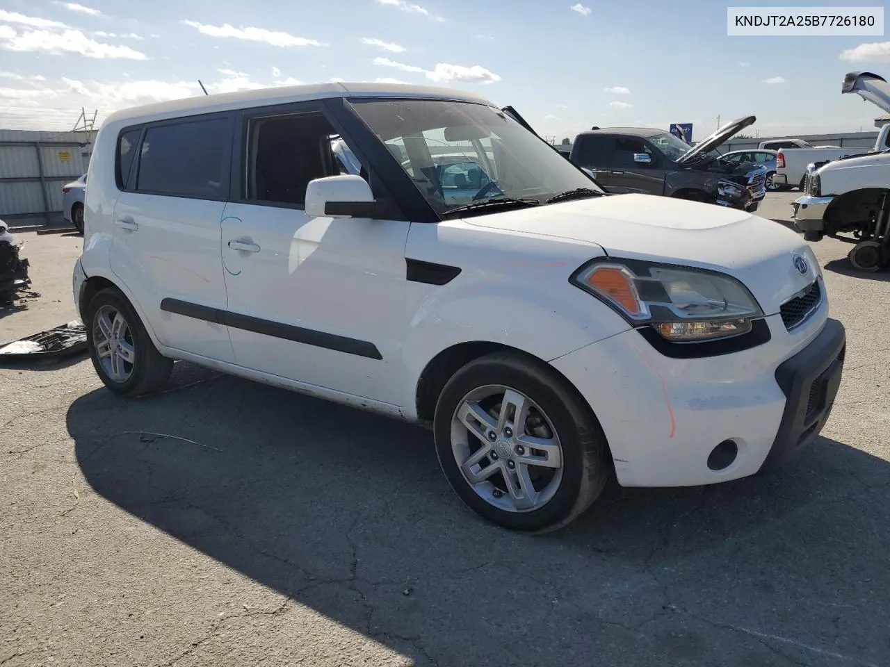 2011 Kia Soul + VIN: KNDJT2A25B7726180 Lot: 71124274