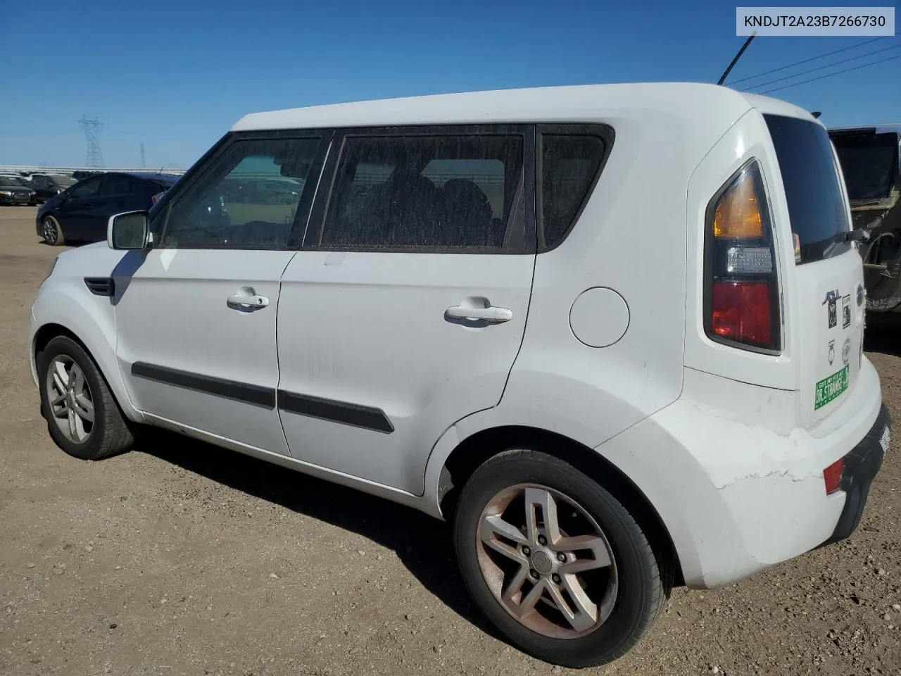 2011 Kia Soul + VIN: KNDJT2A23B7266730 Lot: 71129194