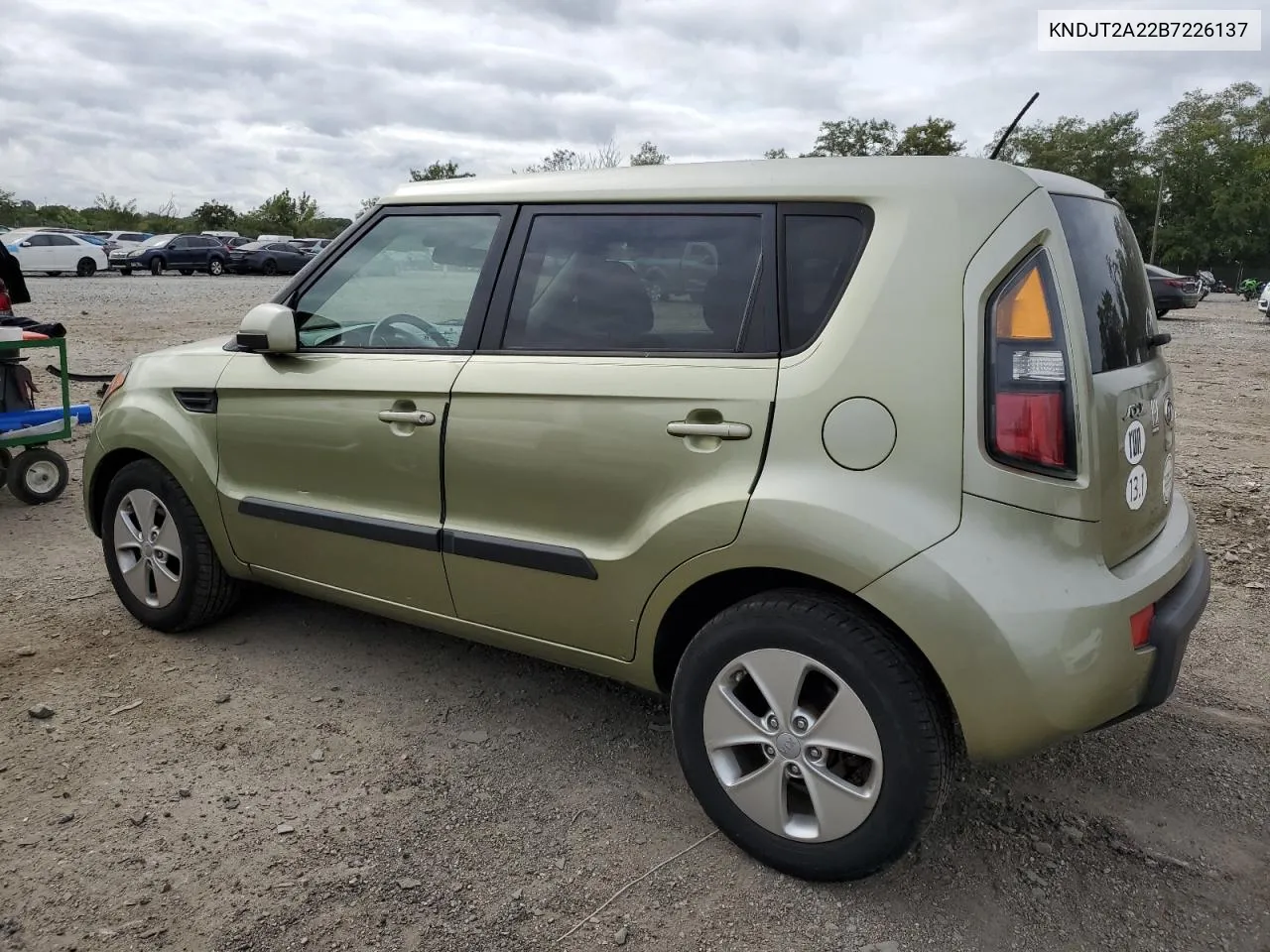 2011 Kia Soul + VIN: KNDJT2A22B7226137 Lot: 71366834