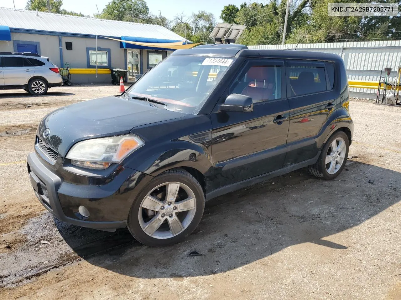 2011 Kia Soul + VIN: KNDJT2A29B7205771 Lot: 71394044