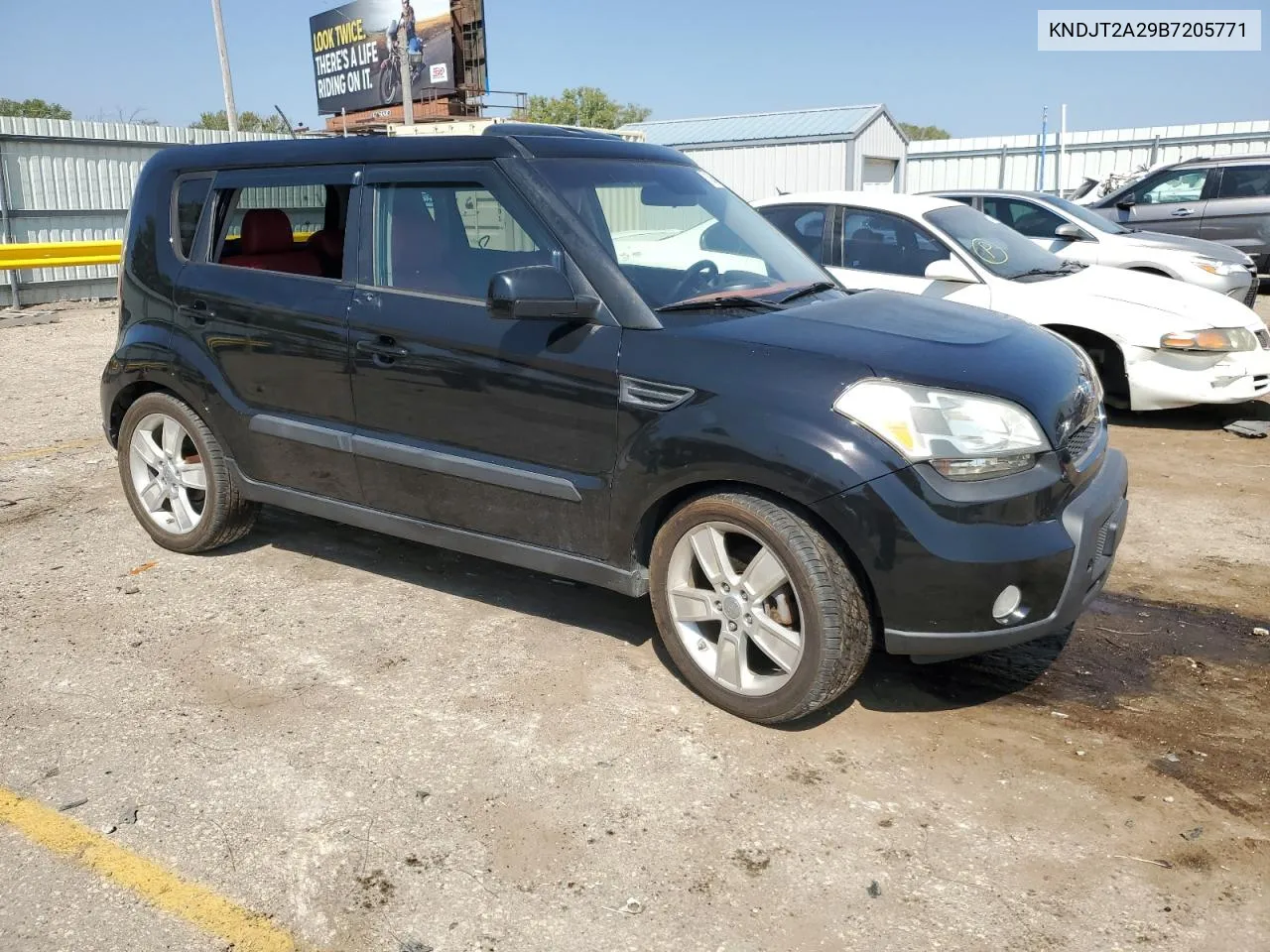 2011 Kia Soul + VIN: KNDJT2A29B7205771 Lot: 71394044