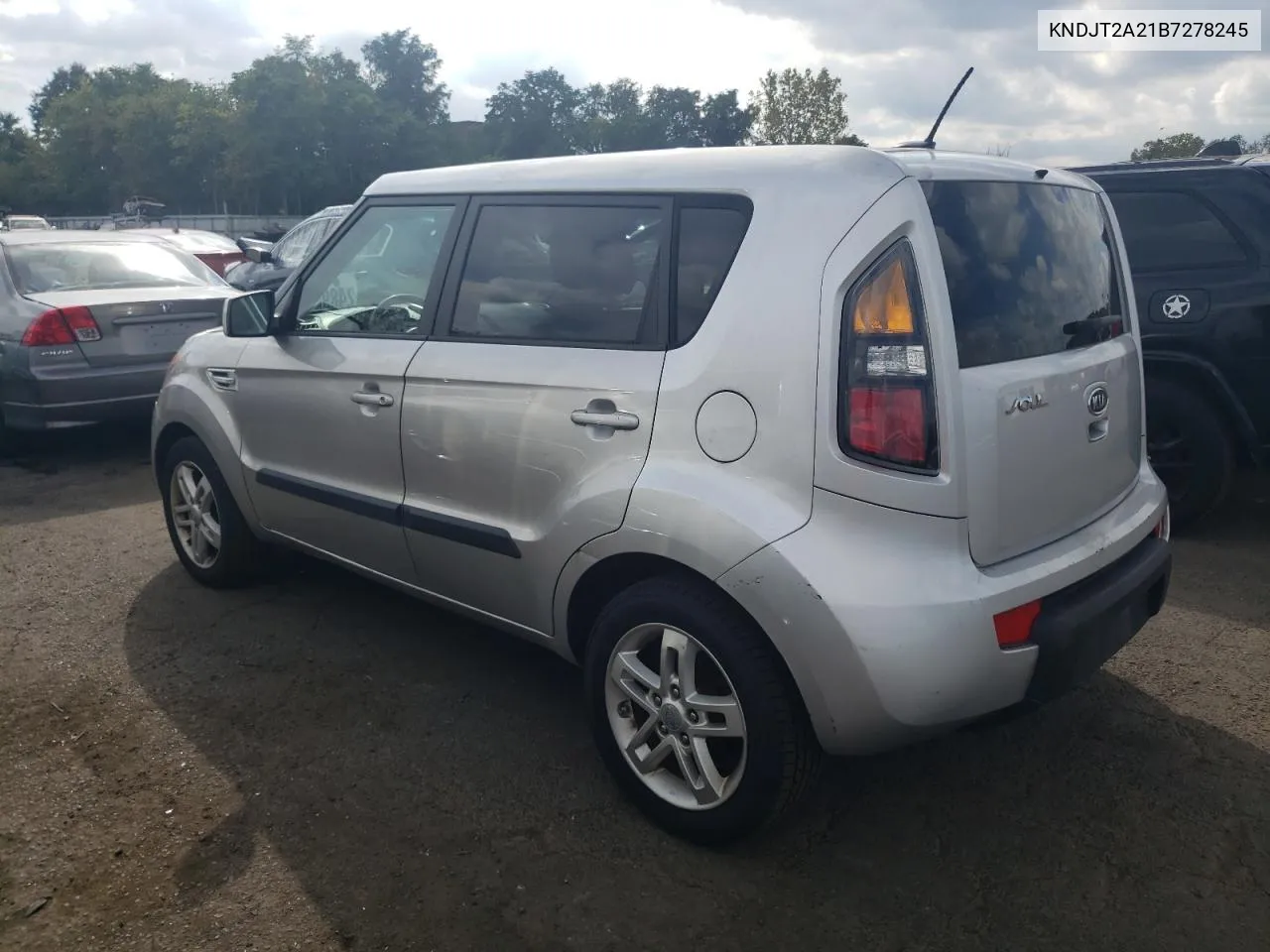 2011 Kia Soul + VIN: KNDJT2A21B7278245 Lot: 72898684