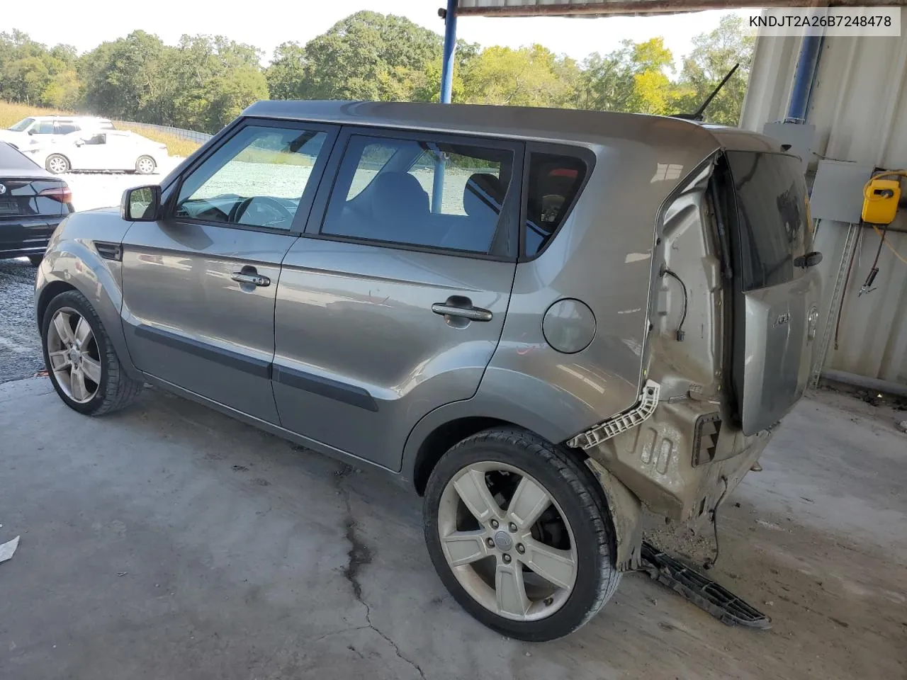 2011 Kia Soul + VIN: KNDJT2A26B7248478 Lot: 74684954